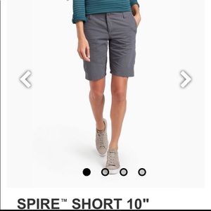 Kuhl Charcoal Grey Spire Shorts